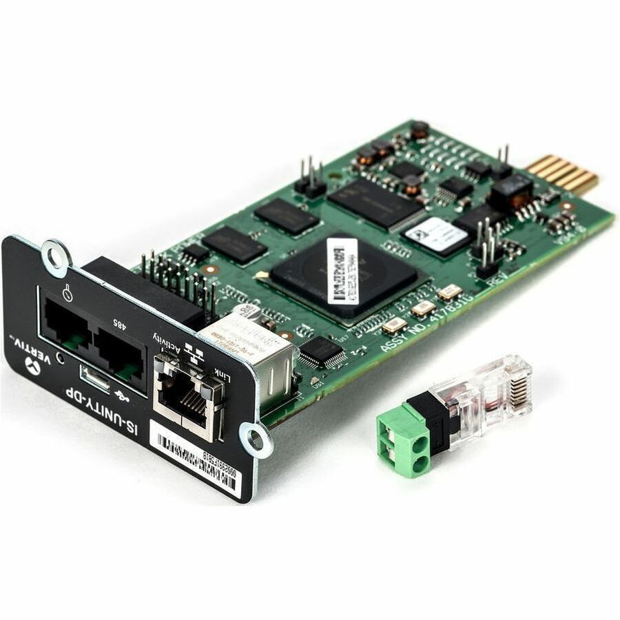 Vertiv Liebert IntelliSlot Unity-DP-Network Card - Remote Monitoring|Dual Protocol - IS-UNITY-DP