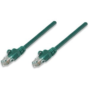 Intellinet Network Solutions Cat6 UTP Network Patch Cable, 14 ft (5.0 m), Green - 343718