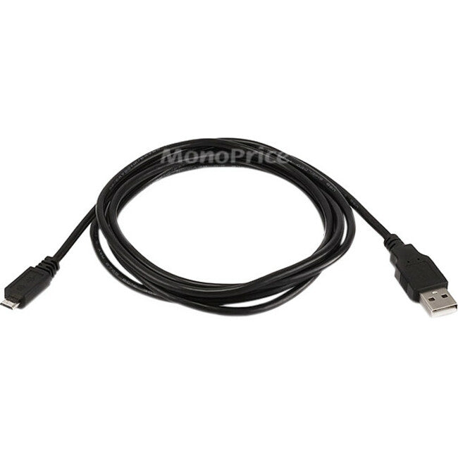 Monoprice 6ft USB 2.0 A Male to Micro 5pin Male 28/28AWG Cable - 4868