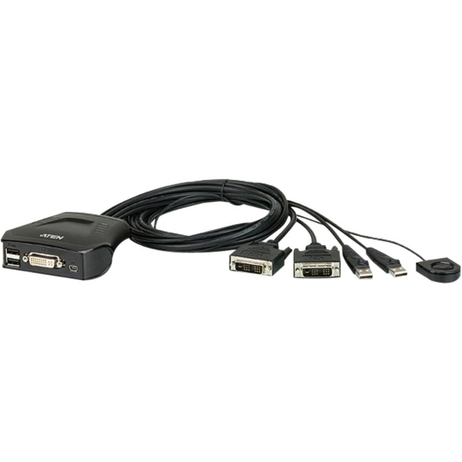 ATEN 2-Port USB DVI KVM Switch - CS22D