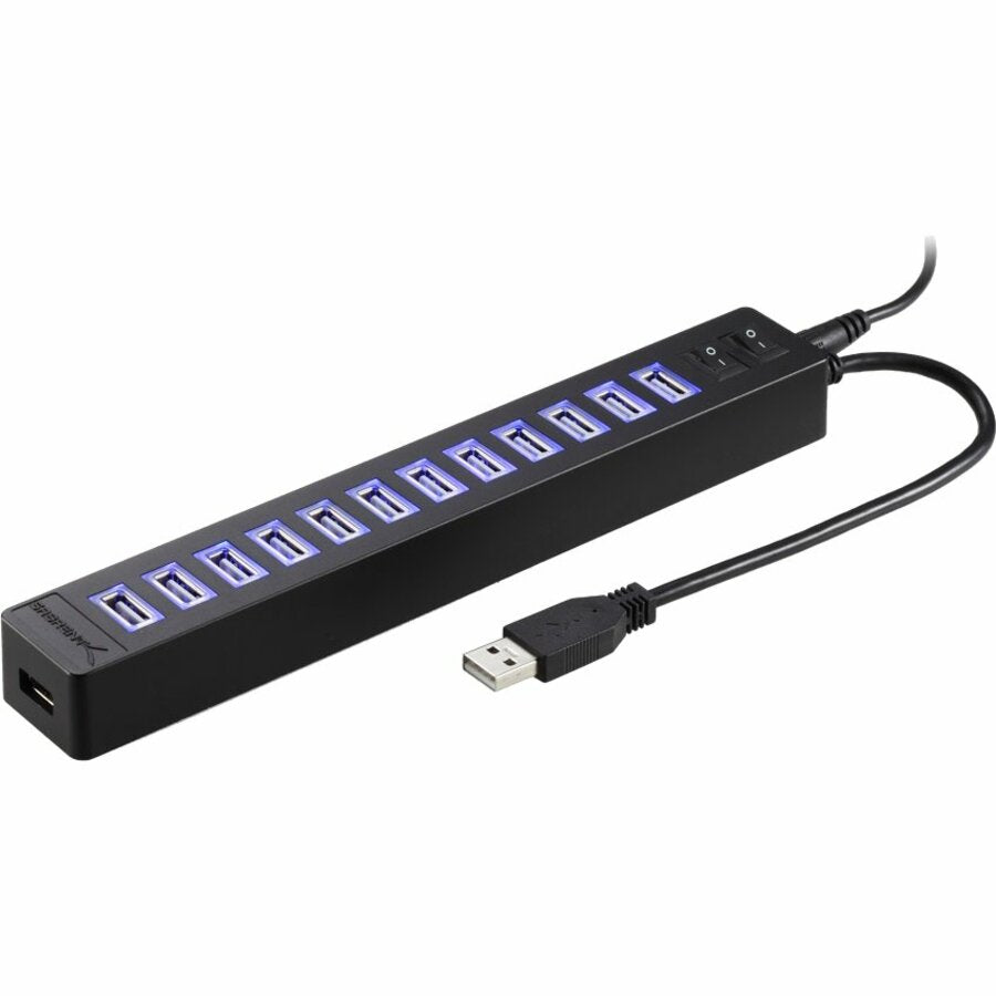 Sabrent 13-Port USB 2.0 Hub with Power Adapter - HB-U14P