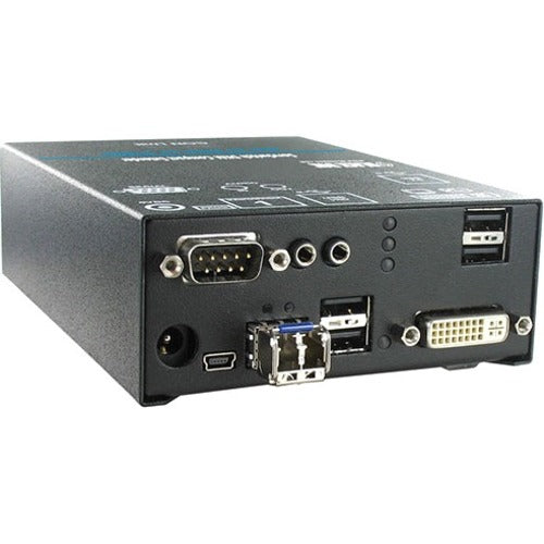 Black Box DKM FX Compact Receiver, Fiber, DVI, USB, RS-232, Audio, and USB 2.0 at 36 Mbps - ACX1R-14A-SM