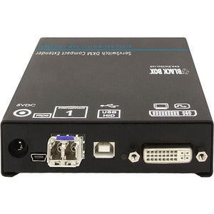 Black Box DKM FX Compact Transmitter, Fiber, DVI and USB at 2.5 Gbps - ACX1T-11HS-SM