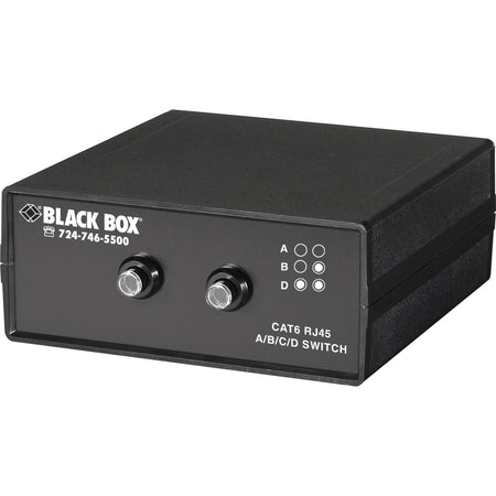 Black Box 3-to-1 CAT6 10-GbE Manual Switch (ABCD) - SW1031A