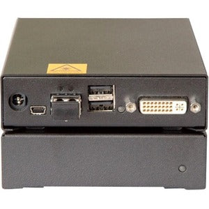 Black Box DKM Compact KVM Extender Receiver - DVI-D, (2) USB HID, Single-Mode Fiber - ACX1R-11-SM