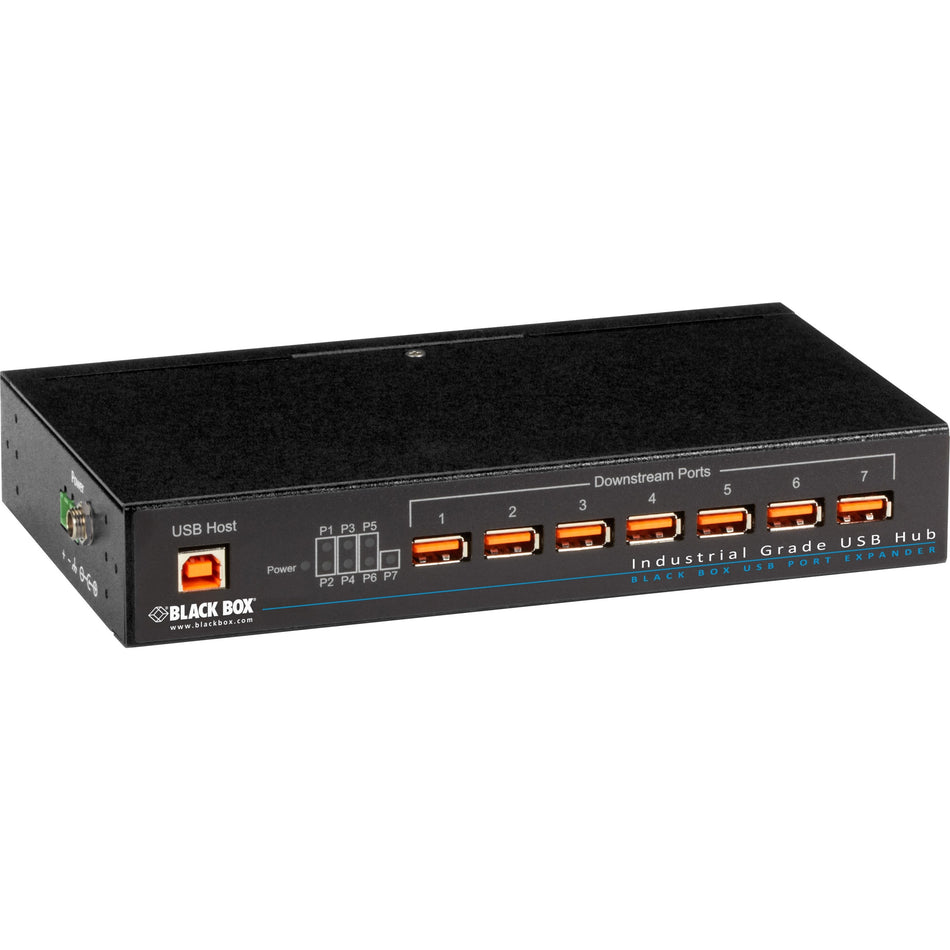 Black Box Industrial USB 2.0 Hub - 7-Port - ICI207A