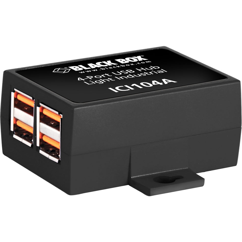 Black Box Industrial USB 2.0 Hub - 4-Port - ICI104A