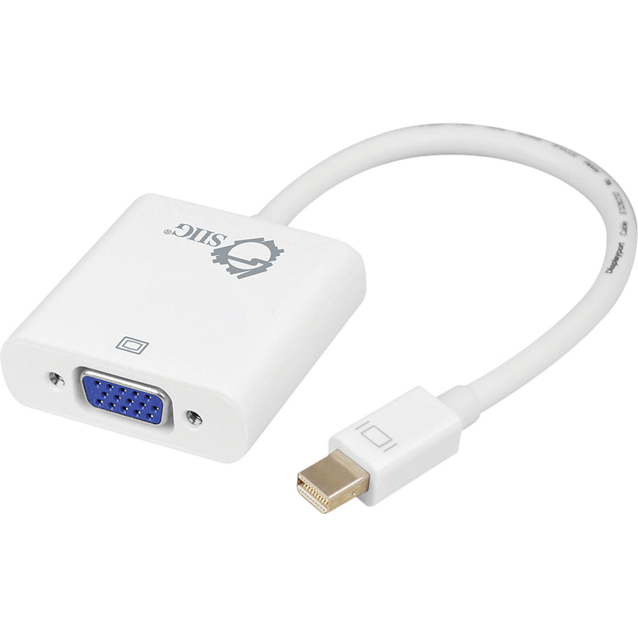 SIIG Mini DisplayPort to VGA Adapter Converter - CB-DP0R11-S1