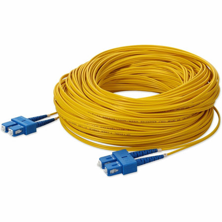 AddOn 15m SC (Male) to SC (Male) Yellow OS2 Duplex Fiber OFNR (Riser-Rated) Patch Cable - ADD-SC-SC-15M9SMF