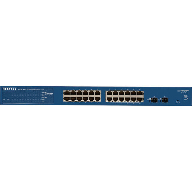 NETGEAR 24-Port Gigabit Smart Switch, GS724Tv4 - GS724T-400NAS