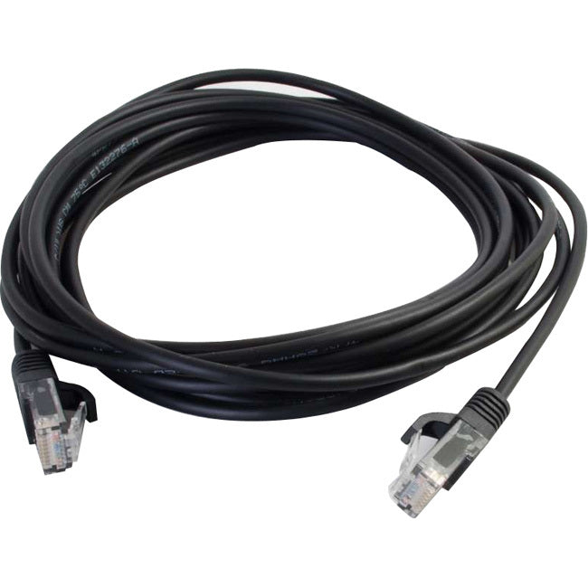 C2G 5ft Cat5e Snagless Unshielded (UTP) Slim Network Patch Cable - Black - 01060
