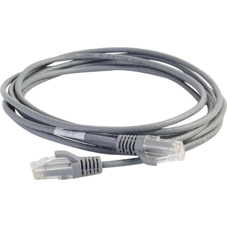 C2G 6in Cat6 Snagless Unshielded (UTP) Slim Network Patch Cable - Gray - 01084