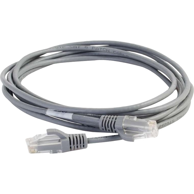 C2G 1.5ft Cat6 Snagless Unshielded (UTP) Slim Network Patch Cable - Gray - 01086