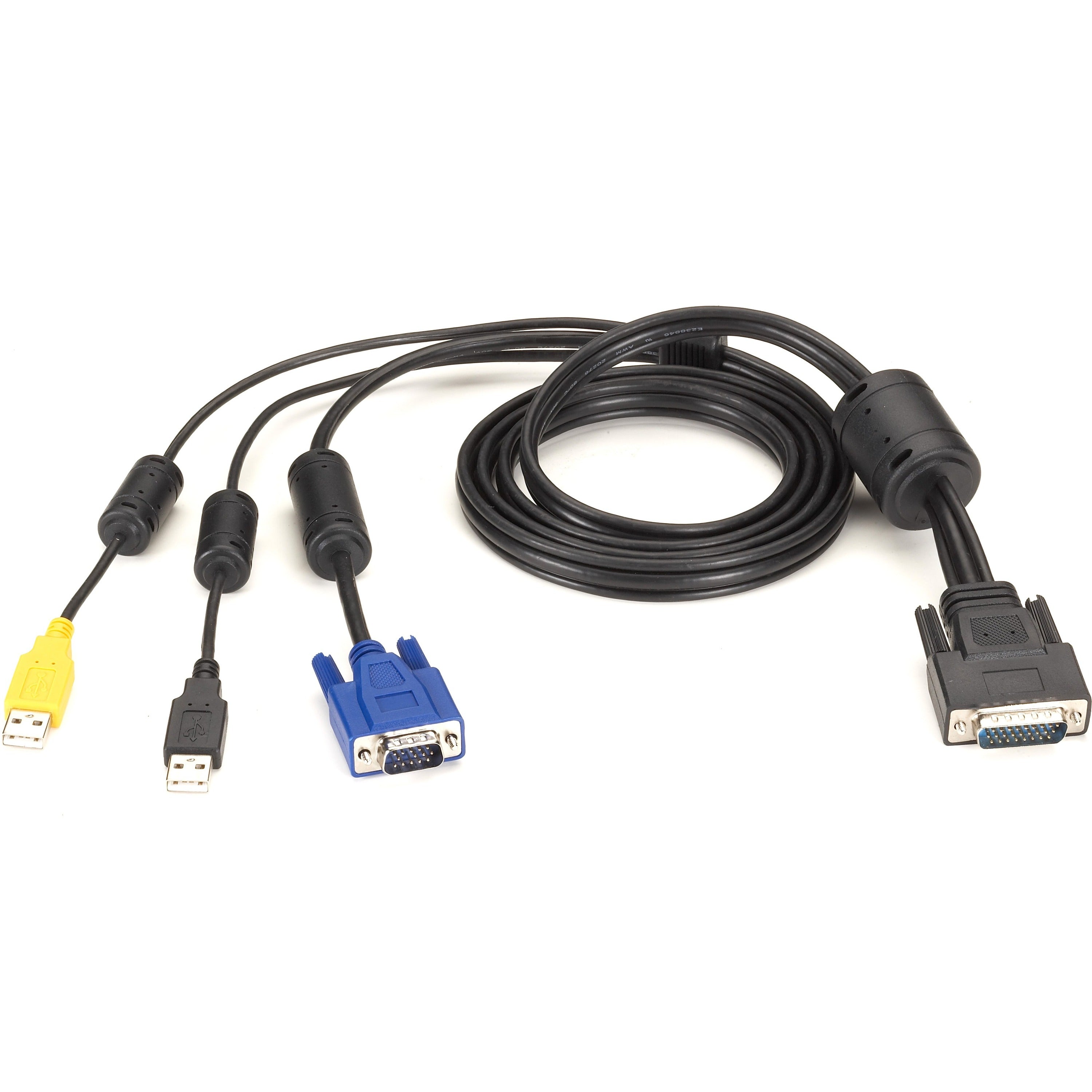 Black Box KVM Switch Cable - VGA, USB, CAC USB to HD26 - EHNSECURE3-0006