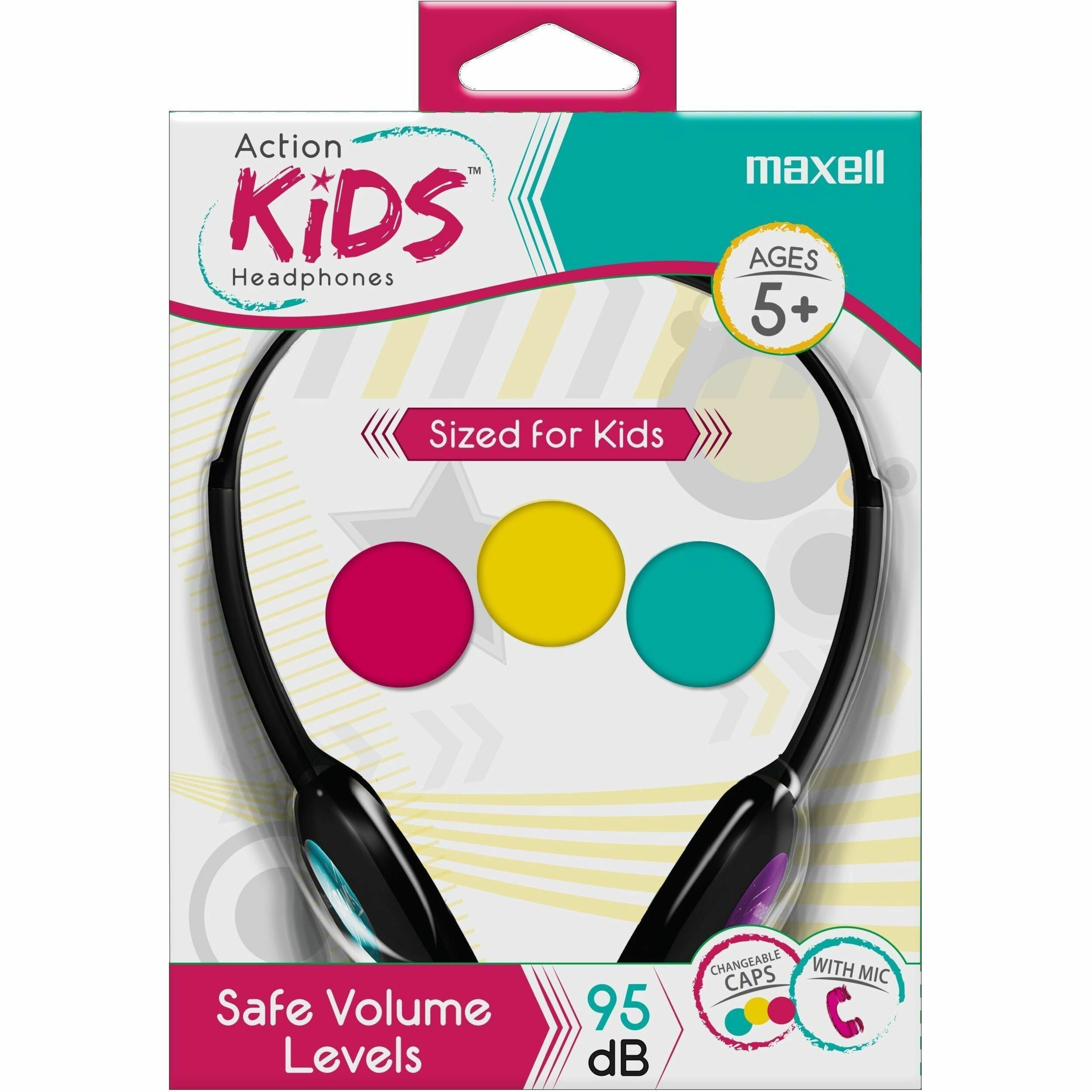 Maxell Action Kids Headphones With Mic - 195004
