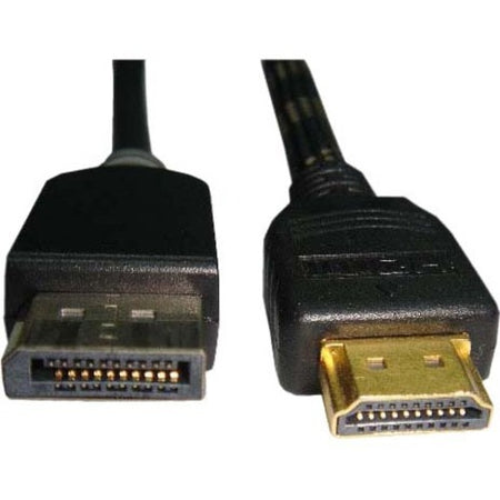 Unirise 6ft Displayport Male to HDMI Male Cable - HDMIDP-06F-MM