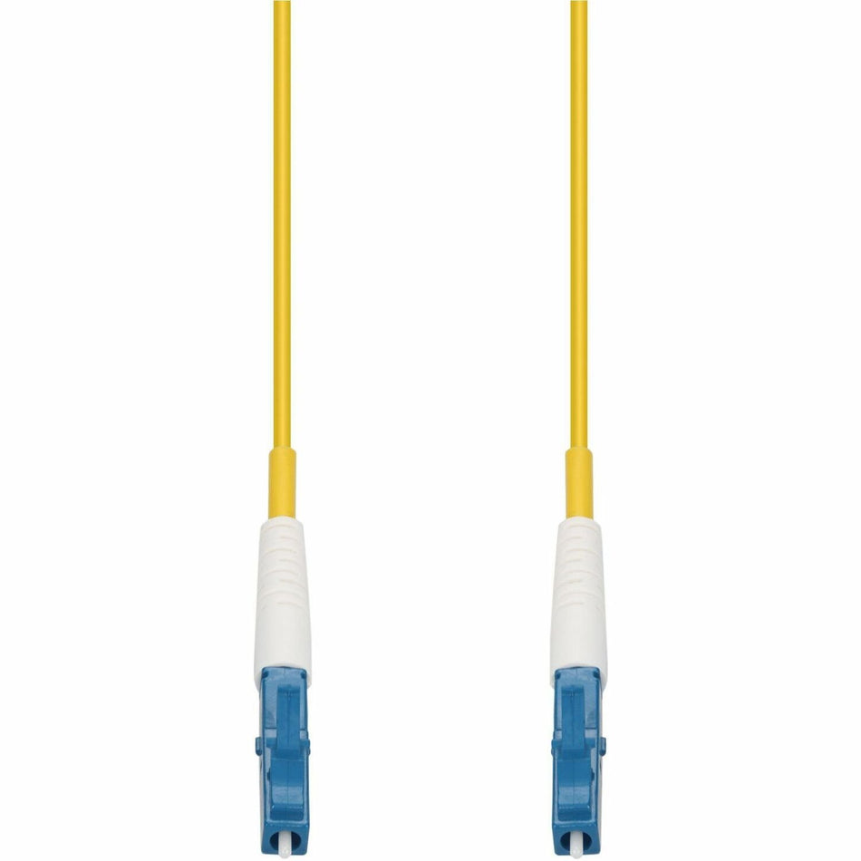 AddOn 15m LC (Male) to LC (Male) Yellow OS2 Simplex Fiber OFNR (Riser-Rated) Patch Cable - ADD-LC-LC-15MS9SMF