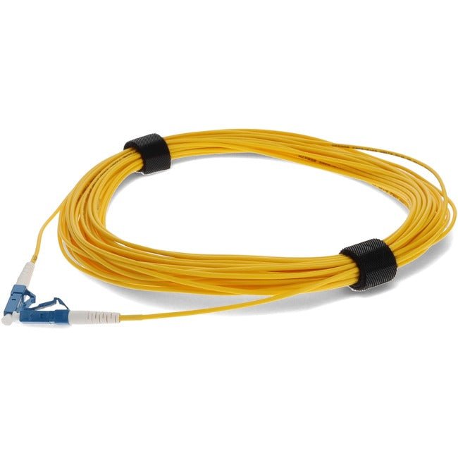 AddOn 20m LC (Male) to LC (Male) Yellow OS2 Simplex Fiber OFNR (Riser-Rated) Patch Cable - ADD-LC-LC-20MS9SMF