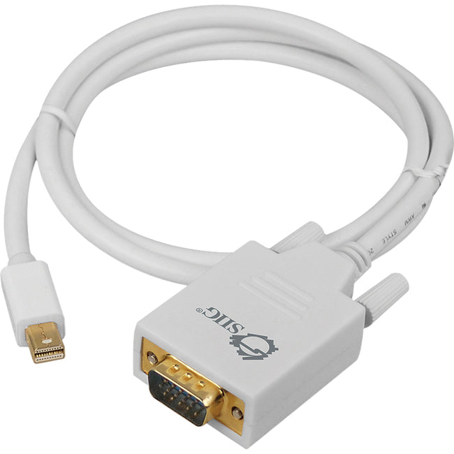 SIIG 3ft Mini DisplayPort to VGA Converter Cable (mDP to VGA) - CB-DP0Y11-S1