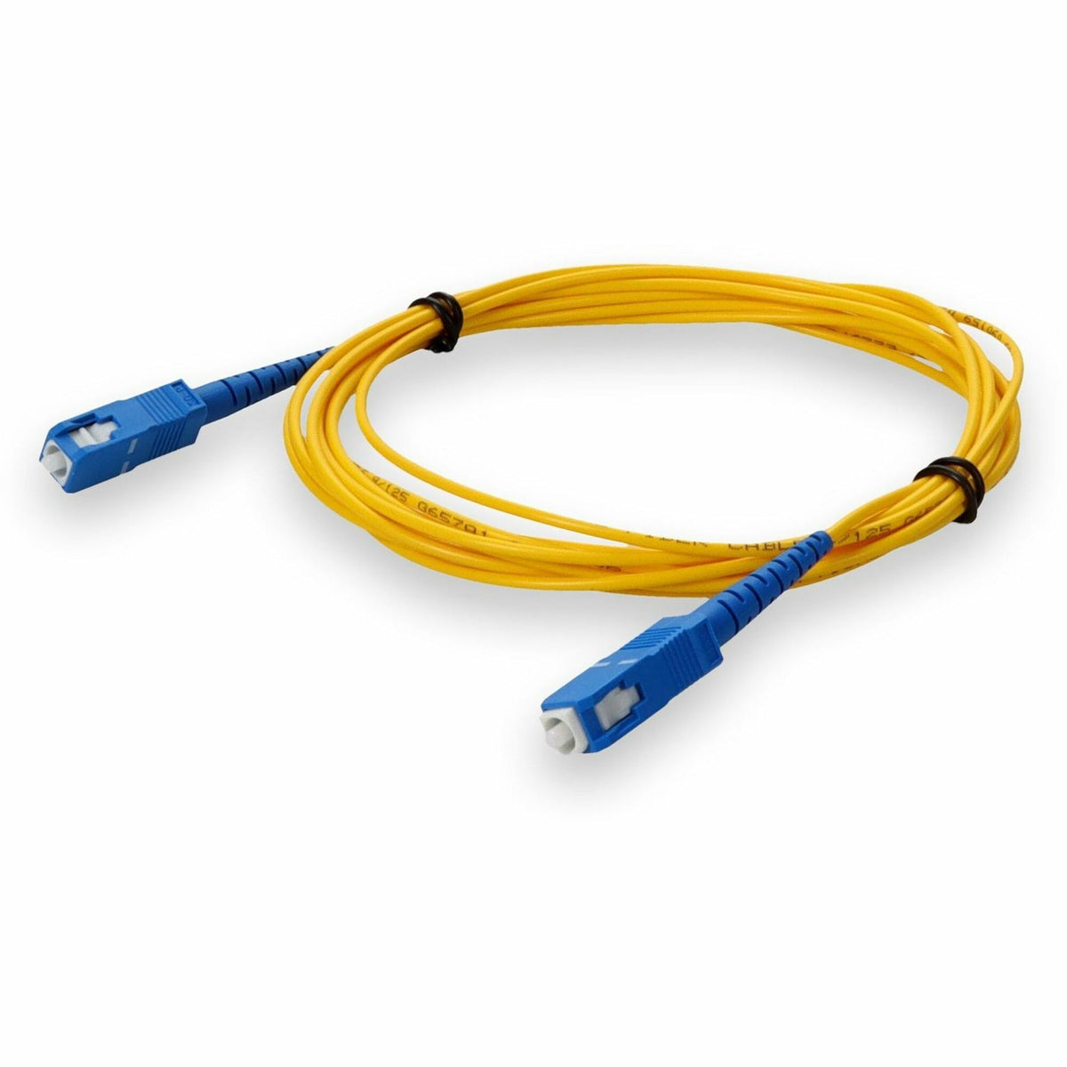 AddOn 2m SC (Male) to SC (Male) Yellow OS2 Simplex Fiber OFNR (Riser-Rated) Patch Cable - ADD-SC-SC-2MS9SMF