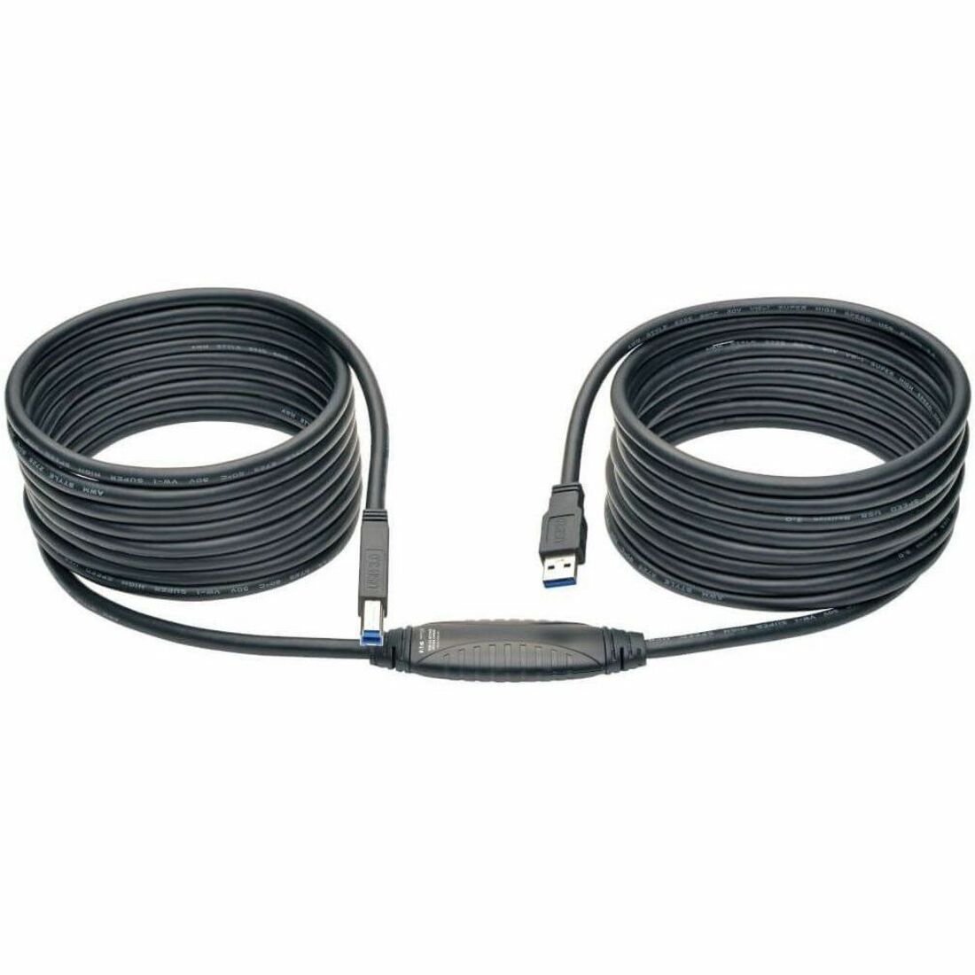 Tripp Lite by Eaton USB 3.0 SuperSpeed Active Repeater Cable (A to B M/M) 25 ft. (7.62 m) - U328-025