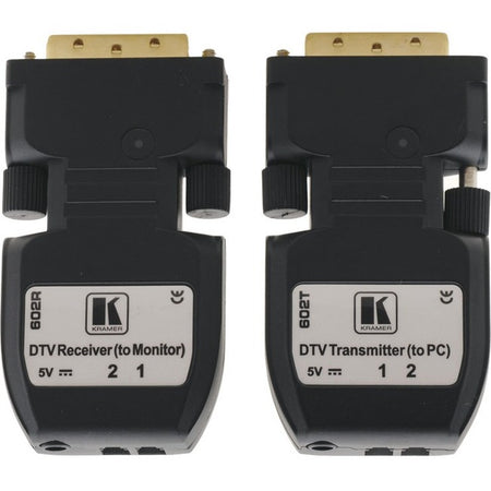 Kramer 602R/T Detachable DVI Optical Transmitter & Receiver - 602R/T