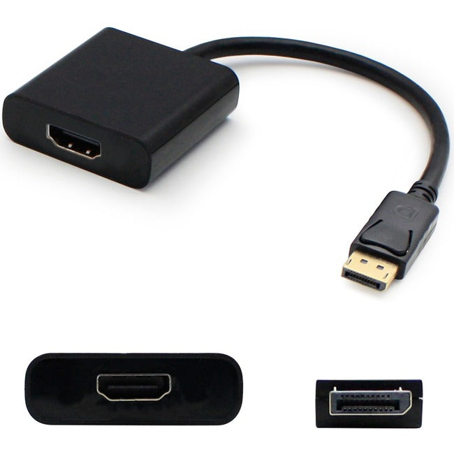 DisplayPort 1.2 Male to HDMI 1.3 Female Black Active Adapter Which Comes with Audio For Resolution Up to 2560x1600 (WQXGA) - DISPORT2HDMIA