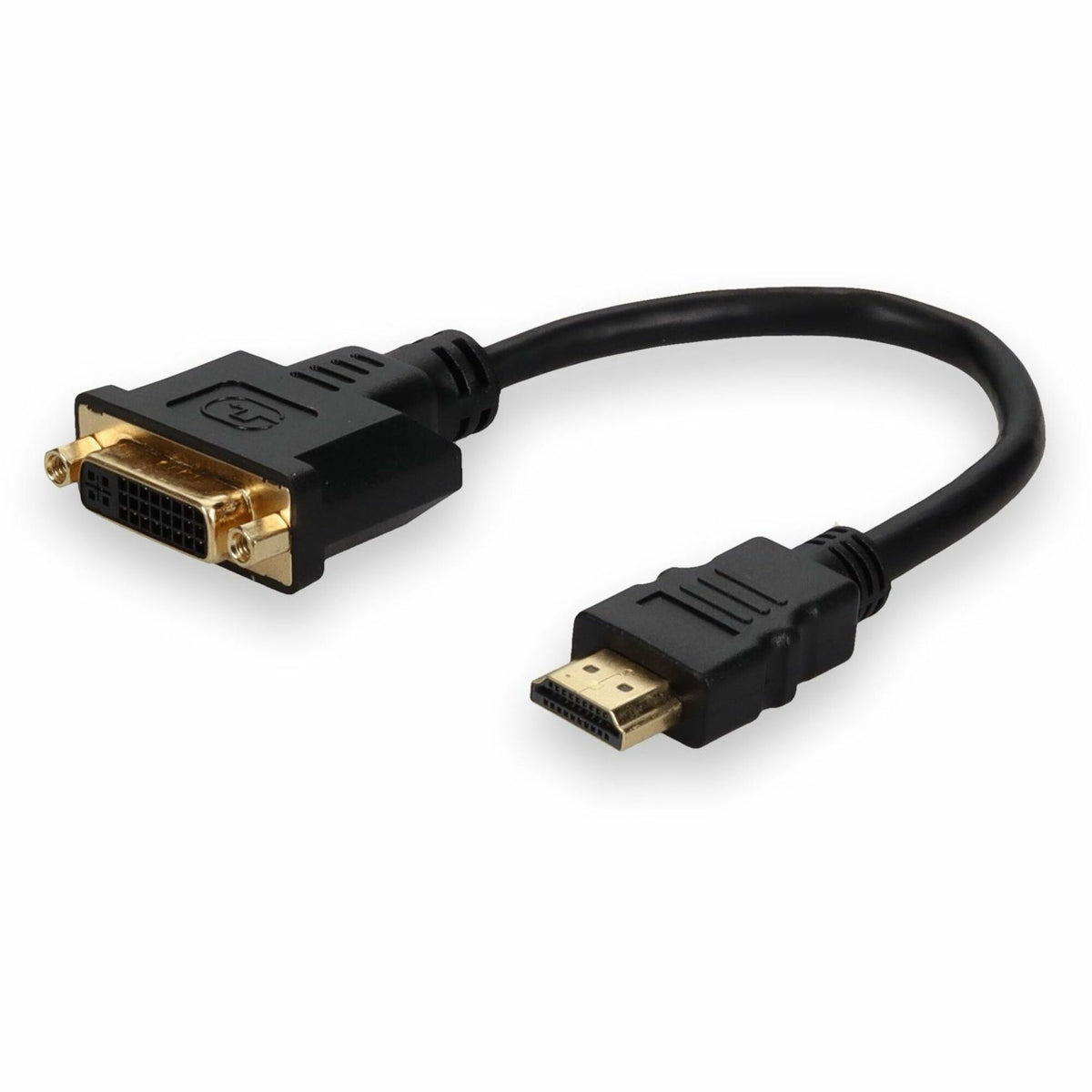 AddOn HDMI 1.3 Male to DVI-D Dual Link (24+1 pin) Female Black Adapter For Resolution Up to 2560x1600 (WQXGA) - HDMI2DVID