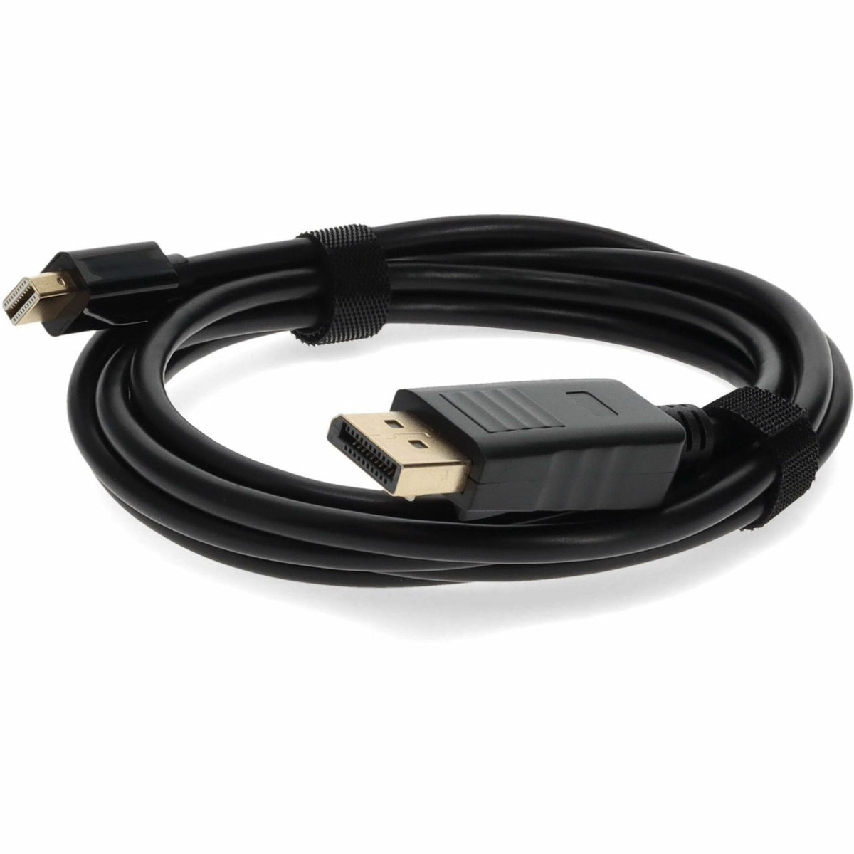 AddOn 5-Pack of 6ft Mini-DisplayPort 1.1 Male to DisplayPort 1.2 Male Black Cables For Resolution Up to 3840x2160 (4K UHD) - MINIDP2DPMM6-5PK