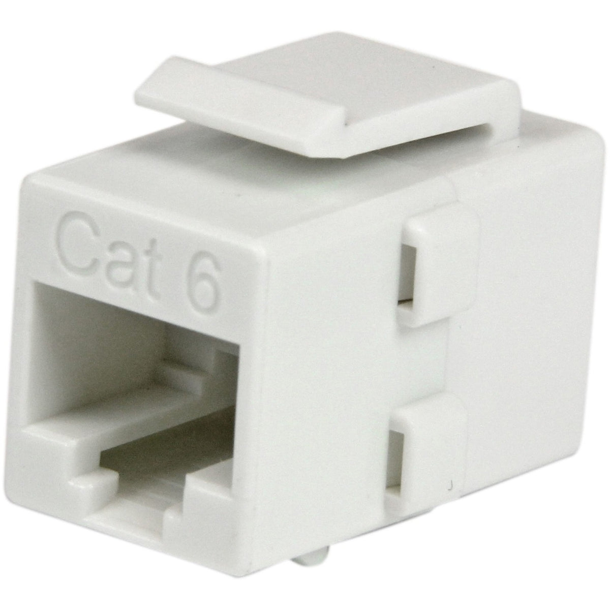 StarTech.com White Cat 6 RJ45 Keystone Jack Network Coupler - F/F - C6KEYCOUPLWH