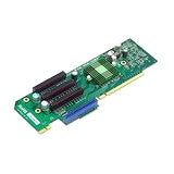 Supermicro 1 UIO & 3 PCI Express x8 Slot Riser Card Left Side - RSC-R2UU-UA3E8+