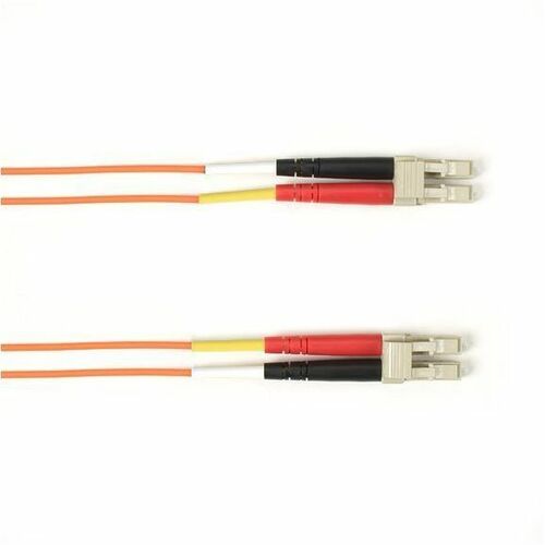 Black Box Fiber Optic Duplex Patch Network Cable - FOCMR62-003M-LCLC-OR