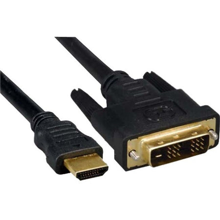 Unirise HDMI Male to DVI-D 12+1 M-M Cable - HDMID-06F-MM