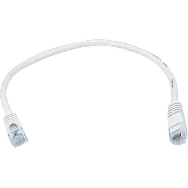 Monoprice 1FT 24AWG Cat5e 350MHz UTP Bare Copper Ethernet Network Cable - White - 1978