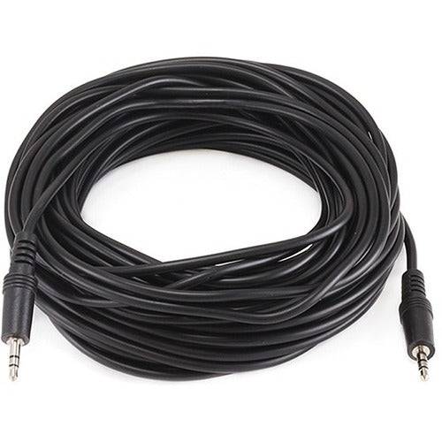 Monoprice 50ft 3.5mm Stereo Plug/Plug M/M Cable - Black - 647
