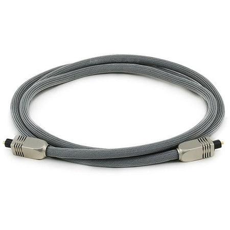 Monoprice 6ft Premium Optical Toslink Cable with Metal Fancy Connector - 2764