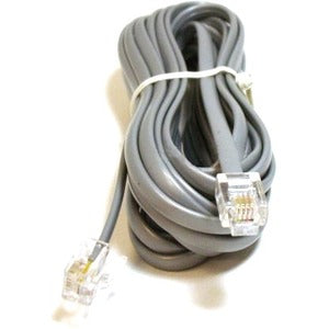 Monoprice Phone Cable, RJ11 (6P4C), Straight - 14ft for data - 930