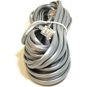 Monoprice Phone Cable, RJ11 (6P4C), Straight - 25ft for data - 933