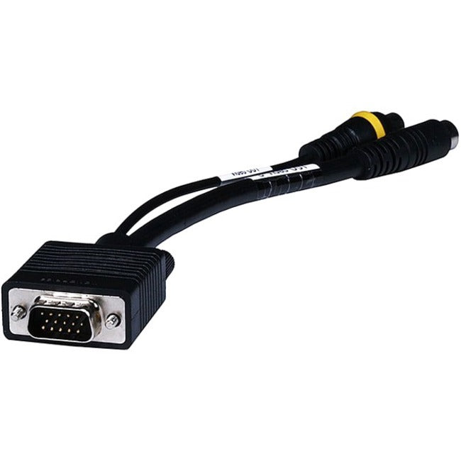 Monoprice VGA to S-Video/RCA (Composite) Adapter Cable - Black - 2509