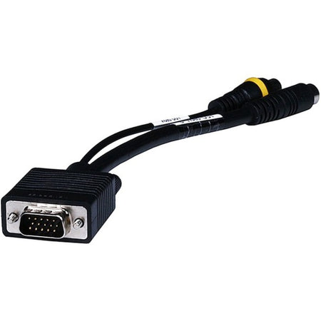 Monoprice VGA to S-Video/RCA (Composite) Adapter Cable - Black - 2509