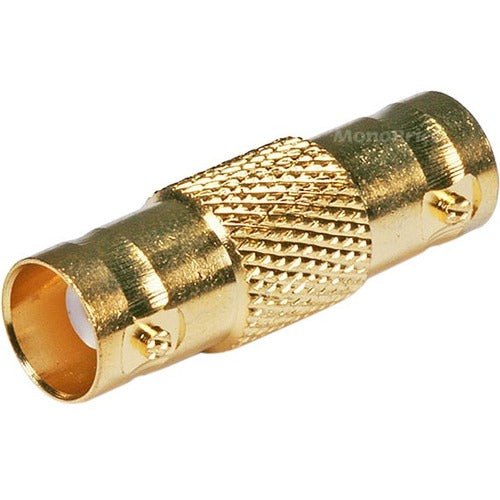 Monoprice BNC Female to Female Coupler - Gold Plated - 4128
