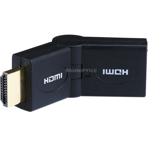 Monoprice HDMI Port Saver Adapter (Male to Female) - Swiveling Type - 5133