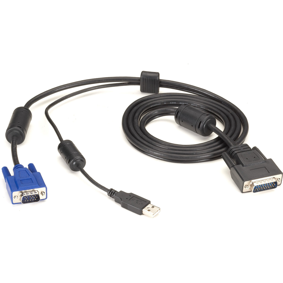 Black Box KVM Switch Cable - VGA and USB to HD26 - EHNSECURE2-0006