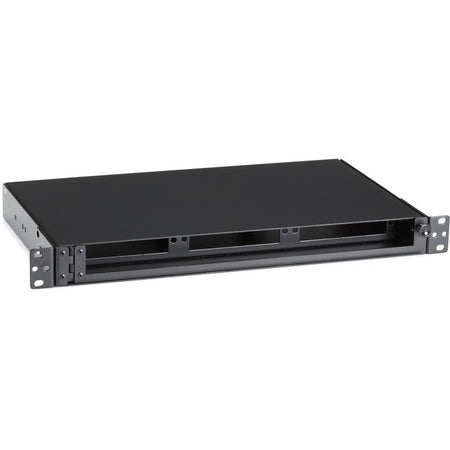 Black Box Rackmount Fiber Shelf, 1U, 3-Adapter Panel - JPM407A-R5