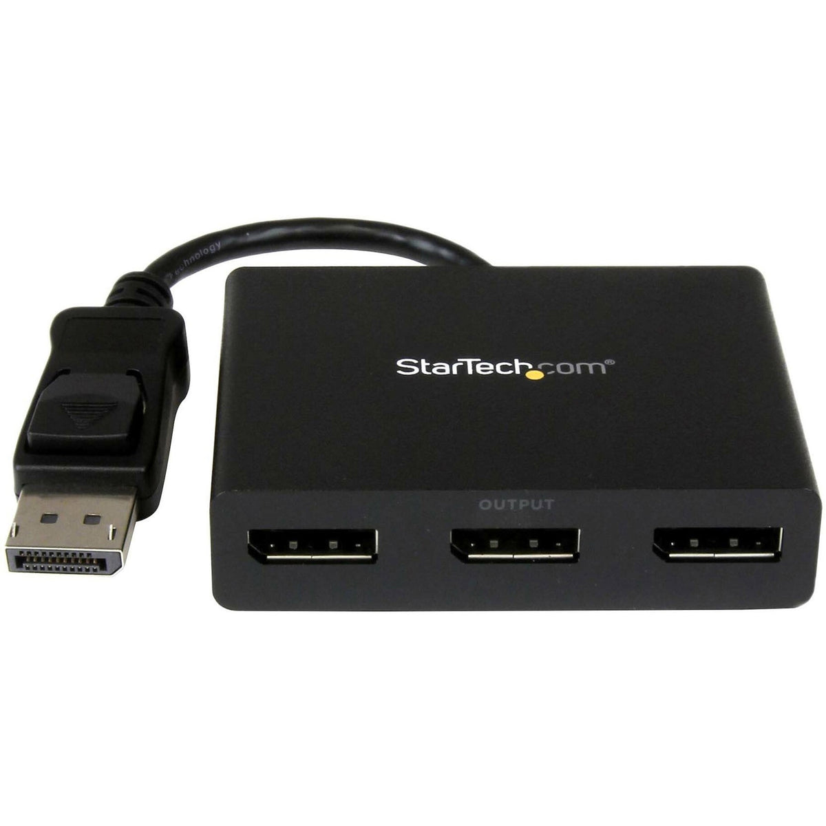 StarTech.com 3-Port DisplayPort 1.2 Splitter, DisplayPort to 3x DP Multi-Monitor Adapter, Dual 4K 30Hz and 1080p Computer MST Hub, Windows - MSTDP123DP