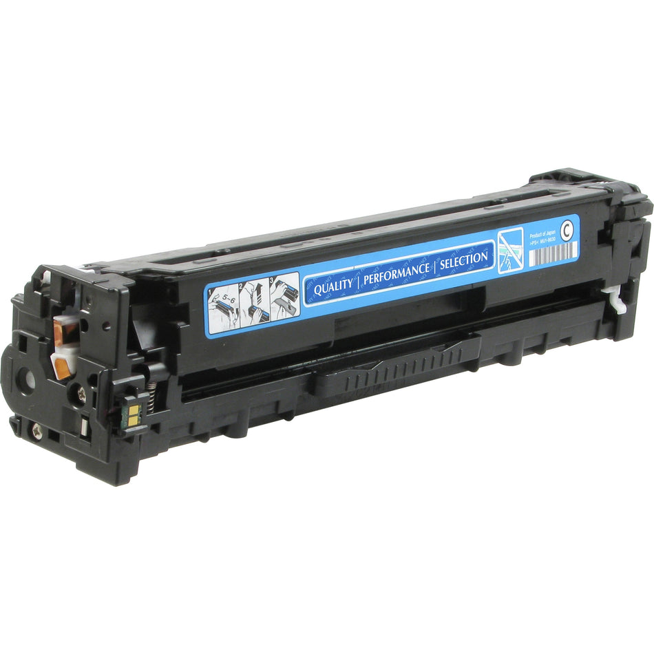 V7 Remanufactured Laser Toner Cartridge - Alternative for HP, Canon 131A, 131 (CF211A, 6271B001AA) - Cyan Pack - V7M251C