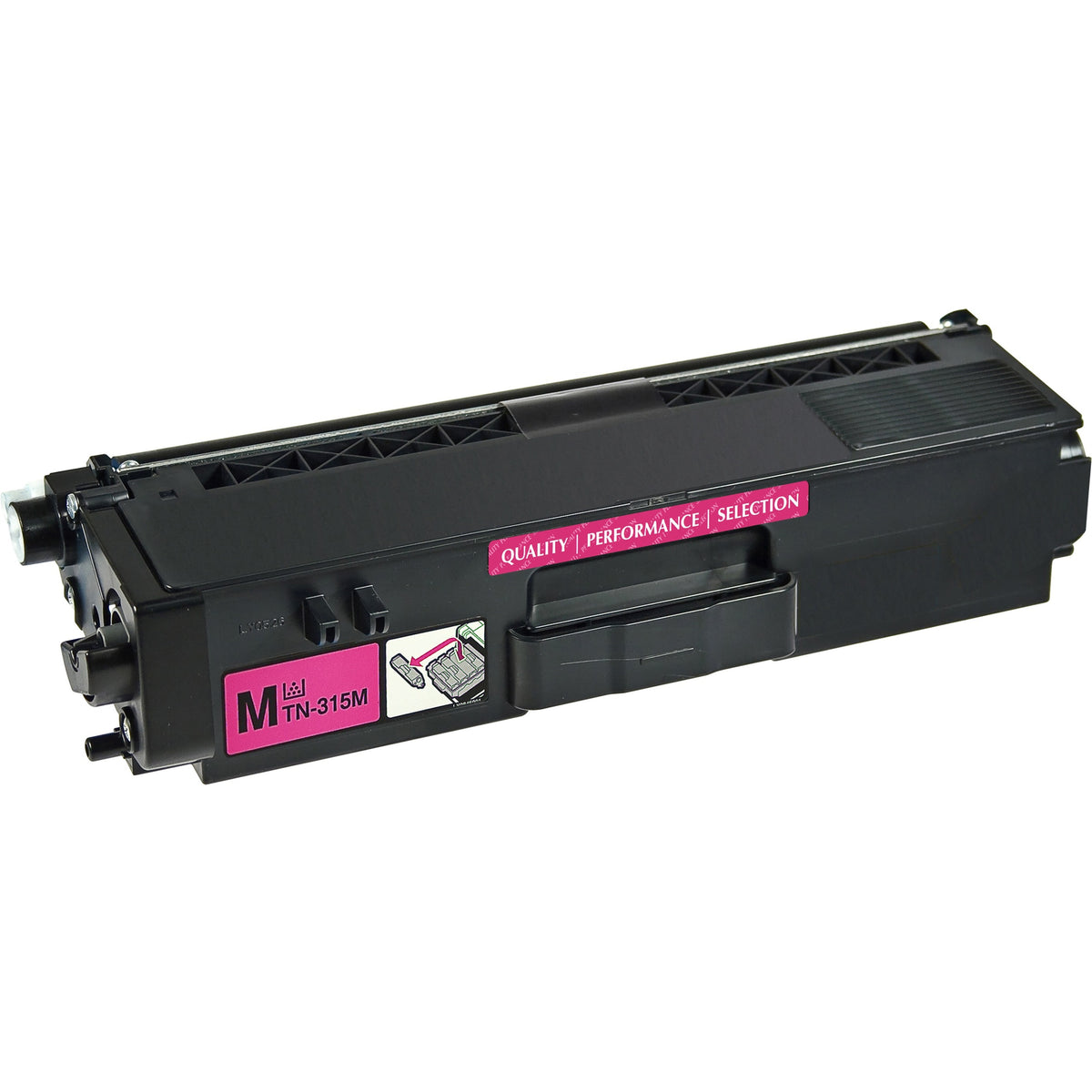 V7 Remanufactured High Yield Magenta Toner Cartridge for Brother TN315 - 3500 page yield - V7TN315M