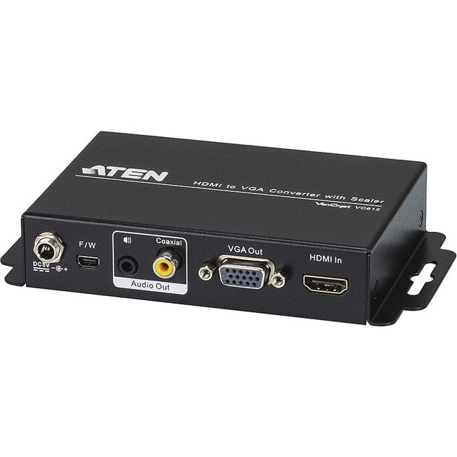 VanCryst VC812 HDMI to VGA Converter with Scaler-TAA Compliant - VC812