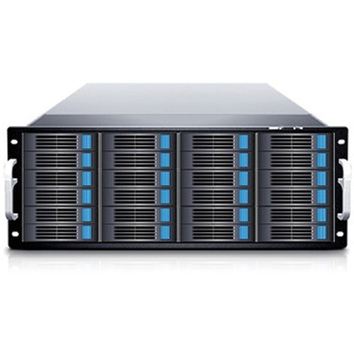 Sans Digital EliteSTOR ES424X12 - 4U 24 Bay 12G SAS/SATA to SAS JBOD with 12G SAS Expander Rackmount - KT-ES424X12