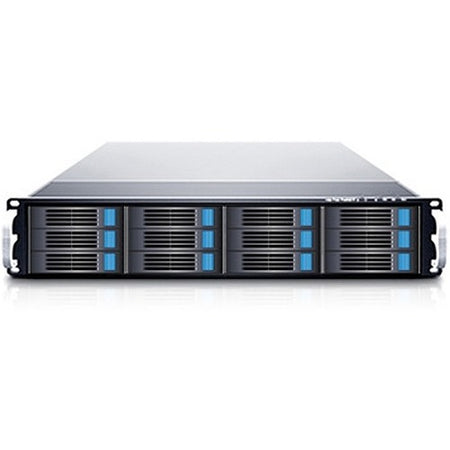 Sans Digital EliteSTOR ES212X12HP - 2U 12 Bay 12G SAS/SATA to 12G Expander with 12G PCIe 3.0 RAID 6 Controller - KT-ES212X12HP